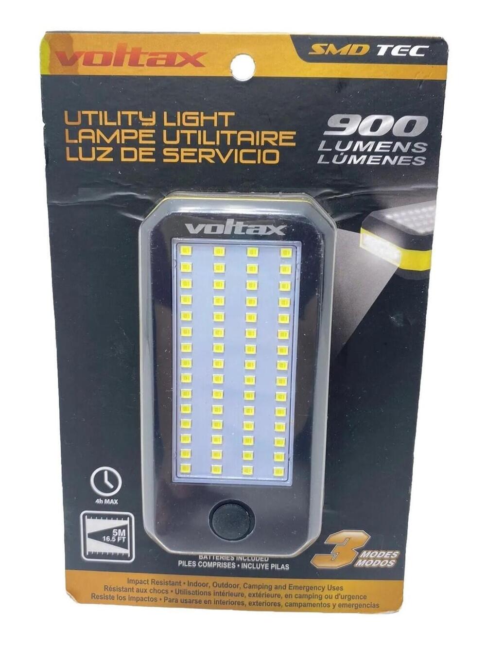 Voltax Utility Light - 3 modes 900 Lumens  VERY BRIGHT Brand New